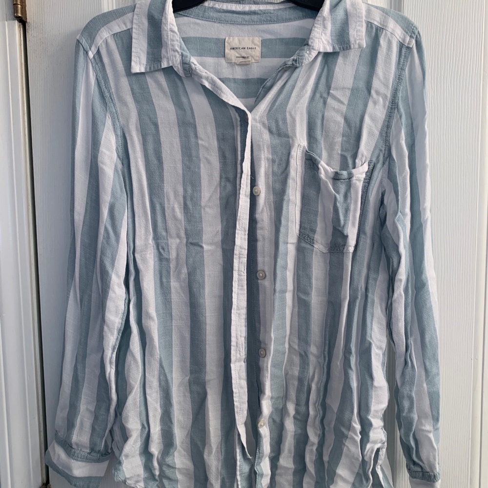 American Eagle button-up
